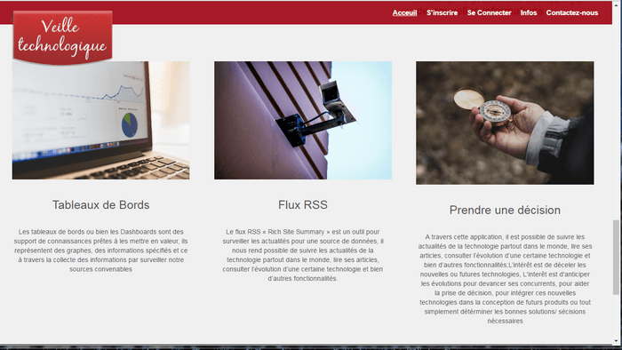 Technology watch portal (Veille technologique)
